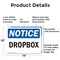 Signmission Dropbox, 14 in W x Rectangle, Aluminum OS-2PACK-NS-A-1014-L-11567 - alternate 7
